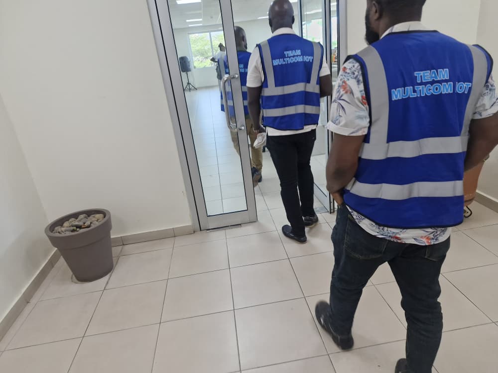 Multicom field team on their way to a site